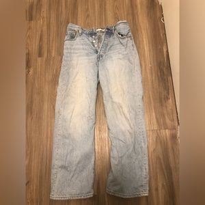 Levi’s womens ribcage baggy jeans